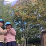 色づく季節を楽しむこどもたち♩🍁